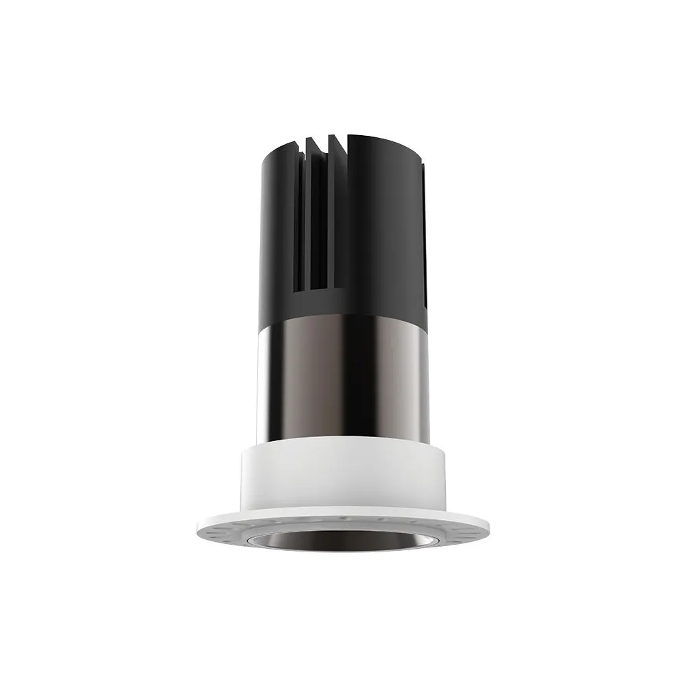 Anneau Noir pour Downlight encastré ZAMBELIS avec Accessoire Trimless S212