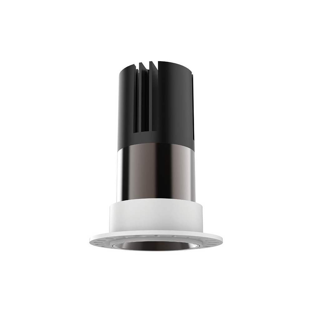Black Ring for Recessed Downlight ZAMBELIS with Trimless Accessory S212