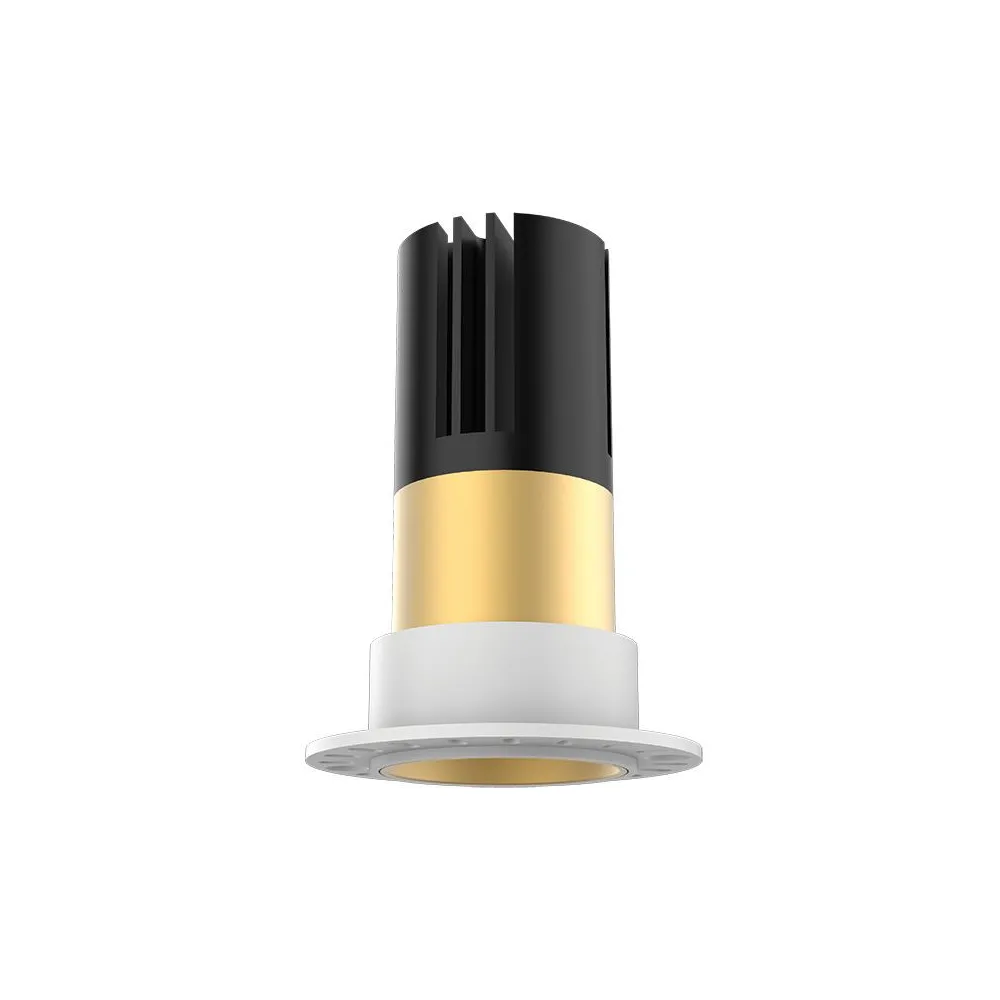 Anneau Doré pour Downlight encastré ZAMBELIS avec Accessoire Trimless S213 FS