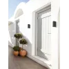 Outdoor Wall Light 8x1W Direct/Indirect IP54 ZAMBELIS DESIGN Graphite E422 FS