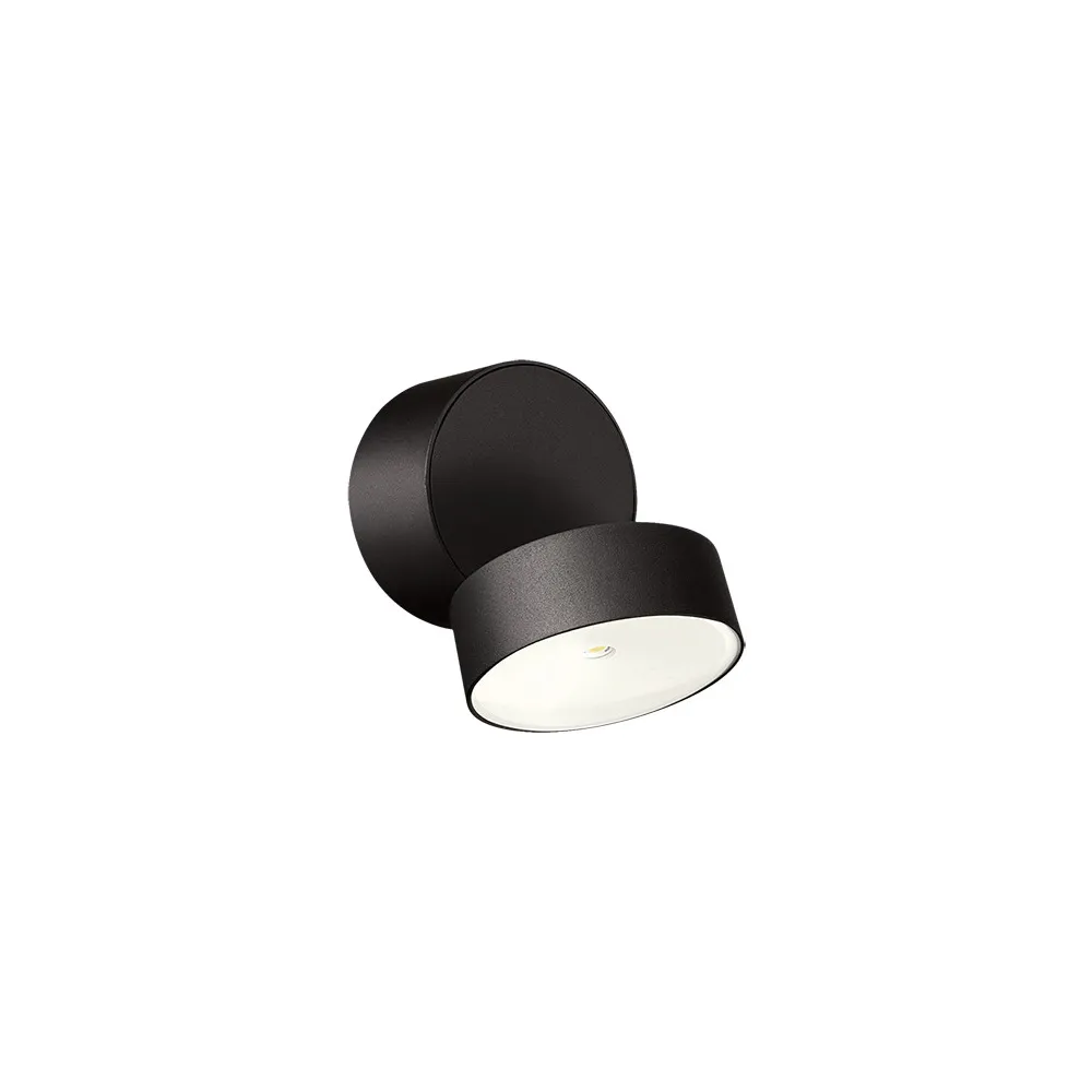 Applique Extérieure Orientable ZAMBELIS 6W IP65 DESIGN Noir Sablé E435