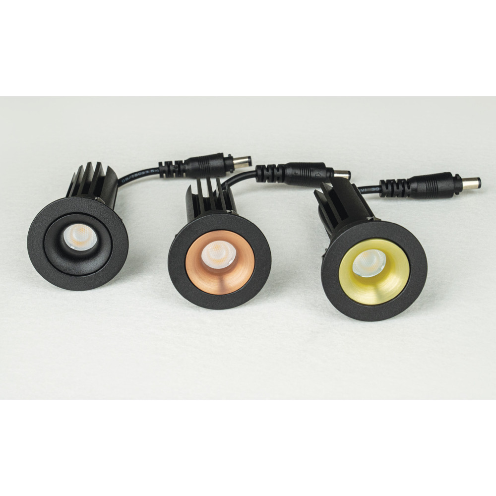 Recessed Trim Ring D34 for DownRay ZAMBELIS DESIGN Sand Black 25291