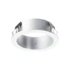 Inbouwrozet D53 voor DownRay ZAMBELIS DESIGN Wit Gezandstraald 25405