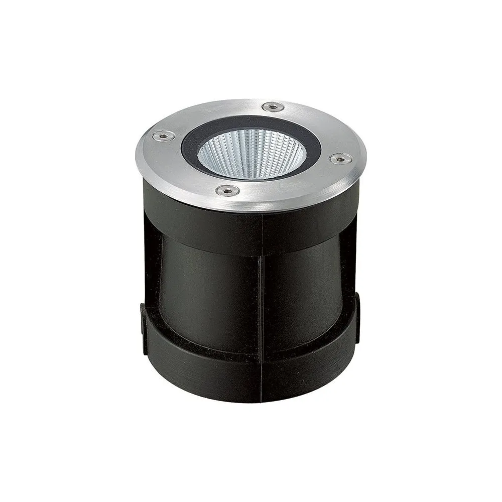 Bodeneinbauleuchte Außen ZAMBELIS D100 6W IP67 DESIGN Metallisch E189