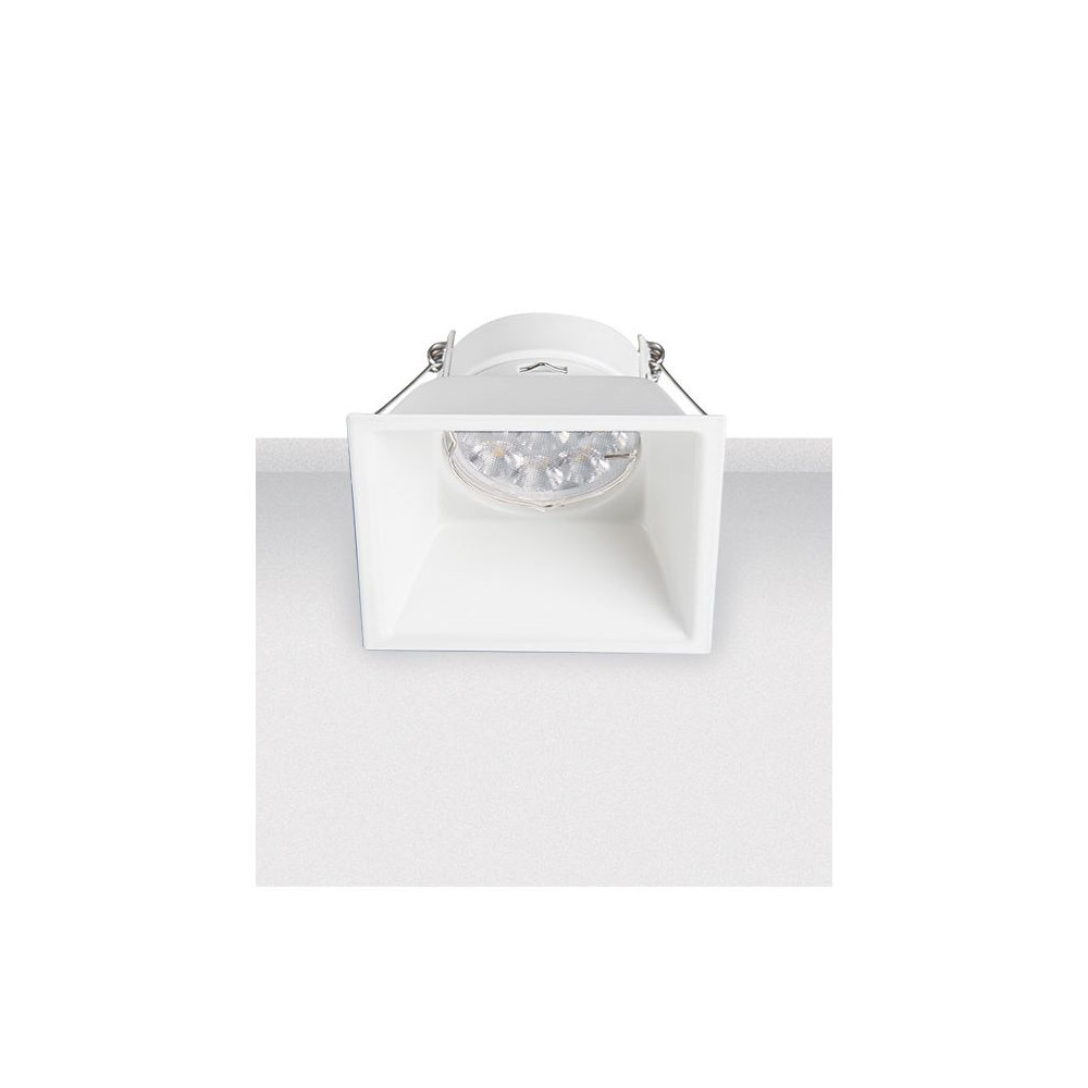 Square Spot Trim ZAMBELIS GU10 DESIGN White No Light Source ZAM.S010
