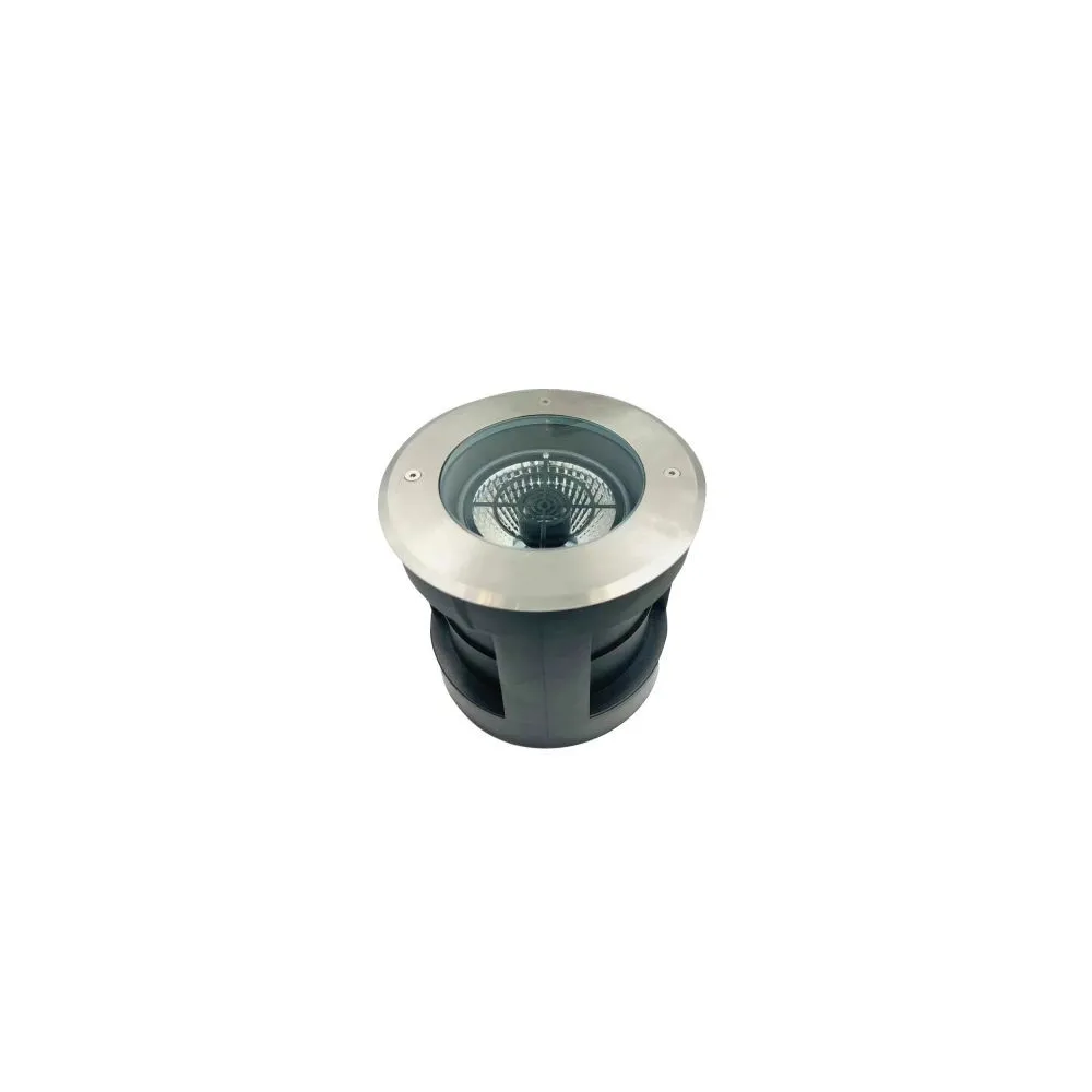 Orientierbare Außenboden-Einbauleuchte ZAMBELIS D180 15W IP67 DESIGN Metallisiert E361