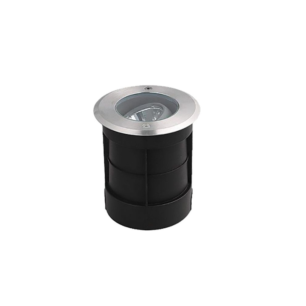 Schwenkbare Außen-Bodeneinbauleuchte ZAMBELIS D130 7W IP67 DESIGN Edelstahl E360