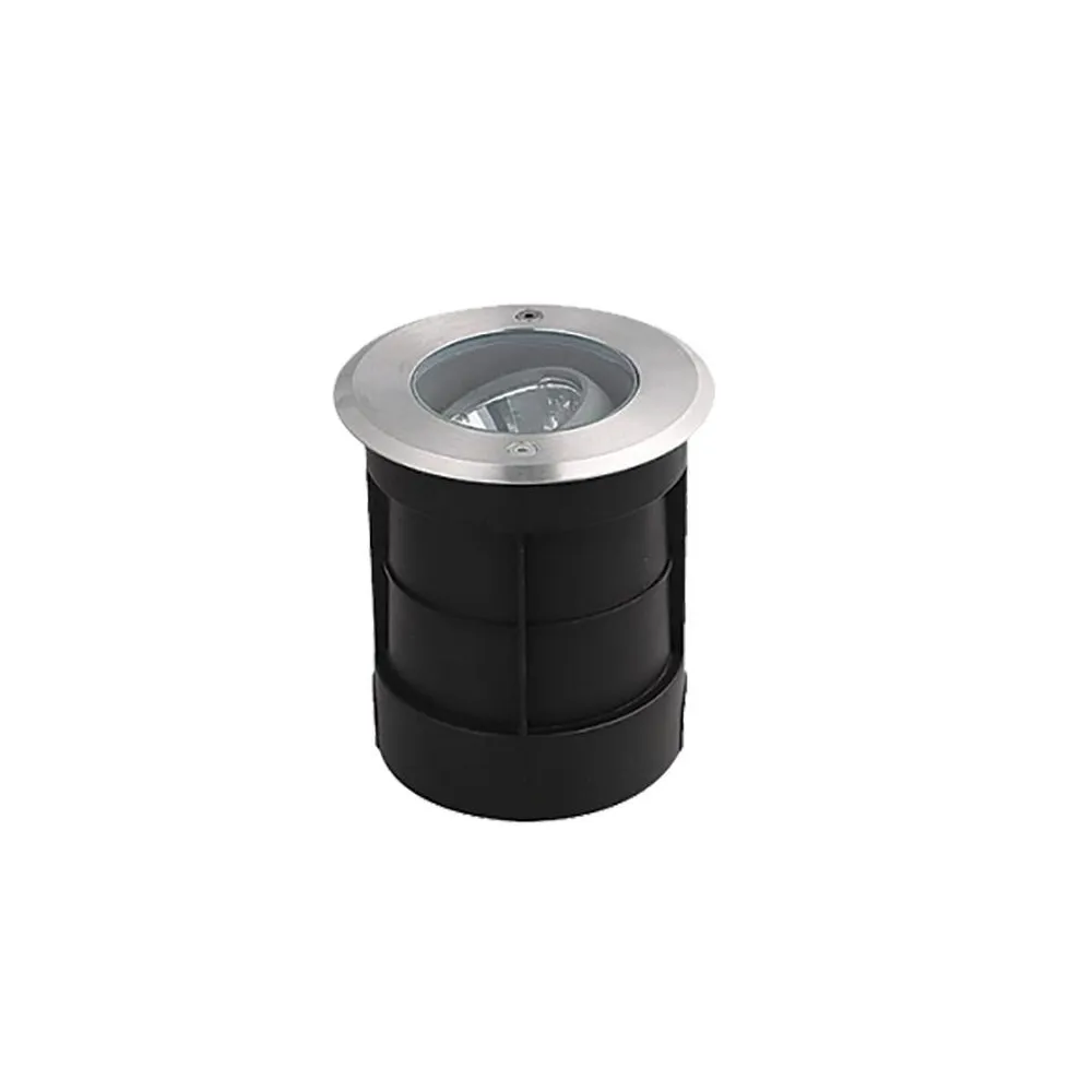 Schwenkbare Außen-Bodeneinbauleuchte ZAMBELIS D130 7W IP67 DESIGN Edelstahl E360