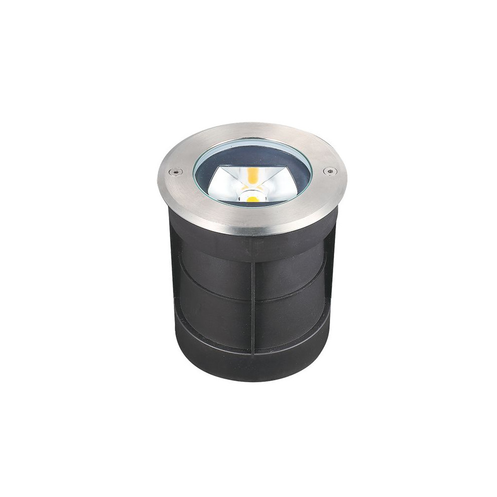 Außen-Bodeneinbauleuchte ZAMBELIS D130 7W Asymmetrisch IP67 DESIGN Edelstahl E362