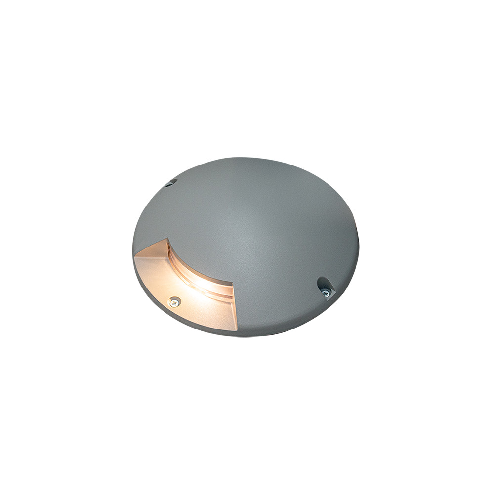 Ground Recessed Light ZAMBELIS D210 3W IP67 DESIGN Grey E461