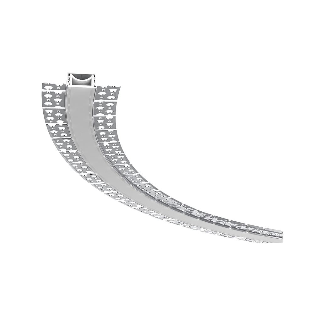 ZAMBELIS Trimless Flexible Aluminium Profile 26x13 2m DESIGN Aluminium 20329