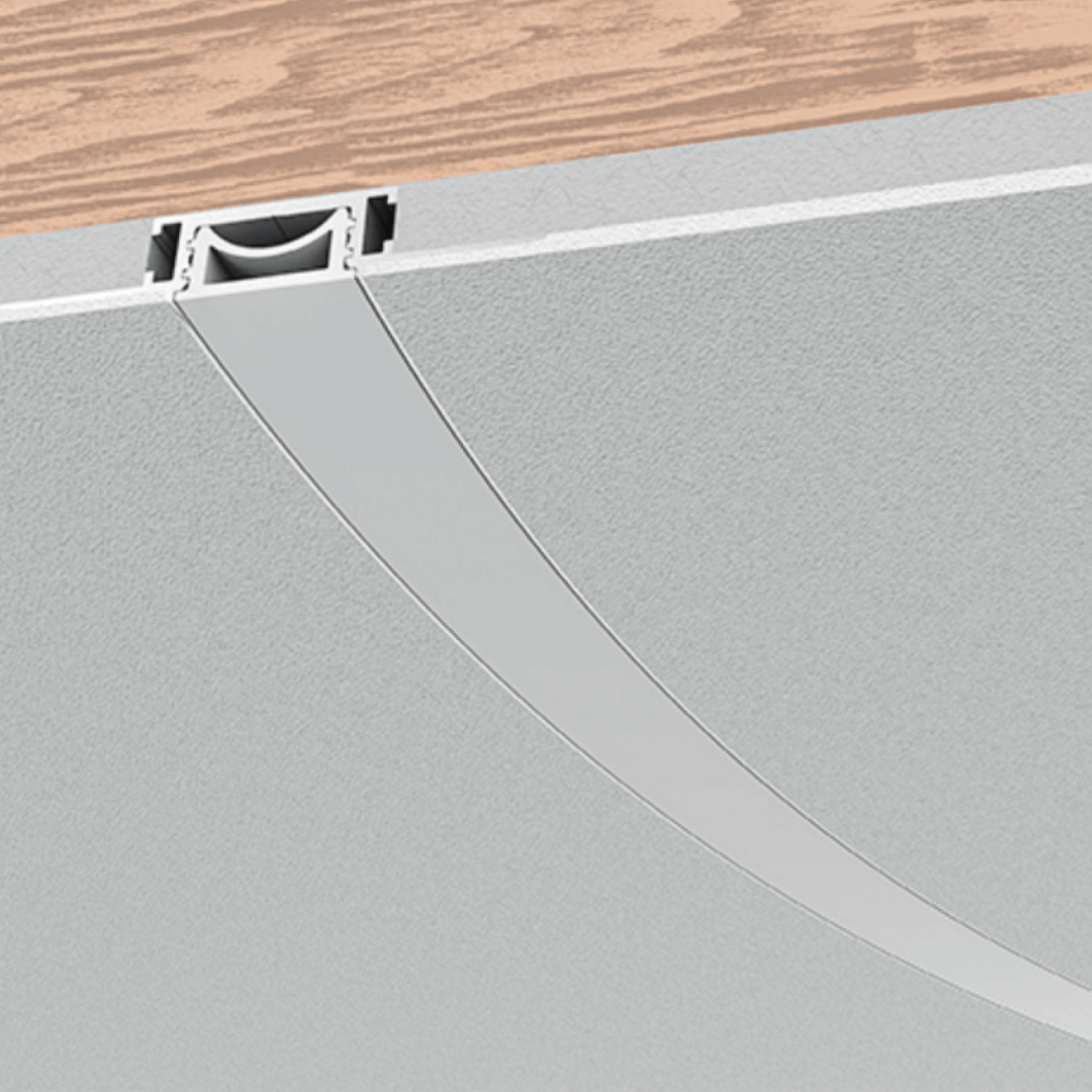 Aluminium Profiel Trimless Flexibel ZAMBELIS 26x13 2m DESIGN Aluminium 20329