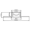 Alu-Profil Trimless Flexibel ZAMBELIS 26x13 2m DESIGN Aluminium 20329