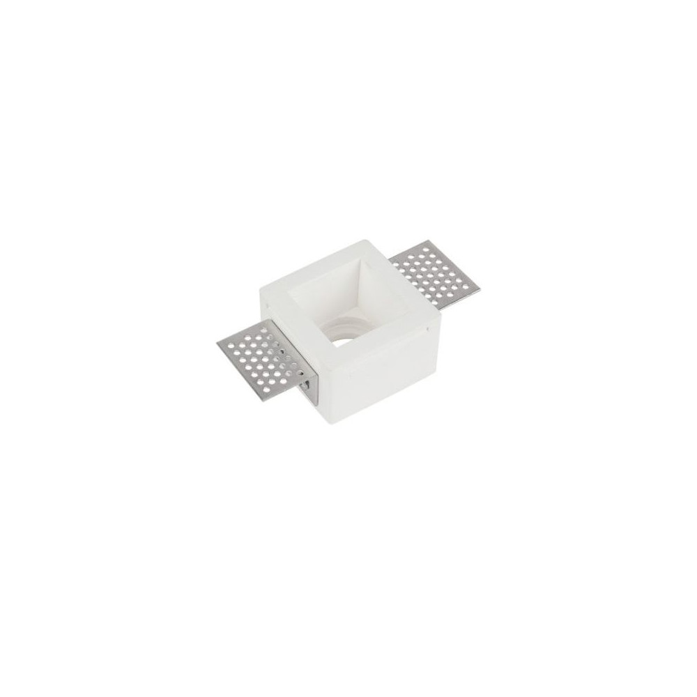 Quadratischer Spot-Schirm ZAMBELIS GU10 DESIGN Reinweiß Ohne Leuchtmittel S047 FS