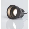 DownRay ZAMBELIS D76 13W IP54 DESIGN Noir Mat S078