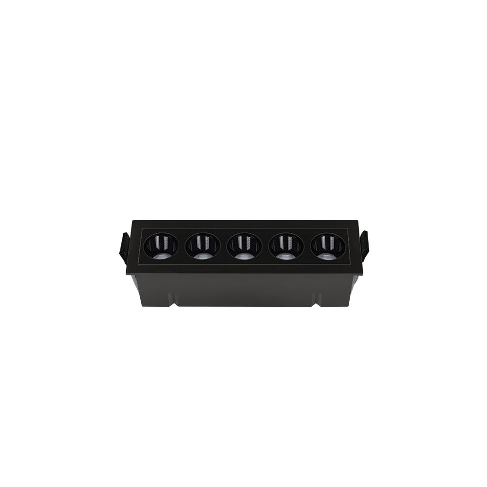 Downlight linéaire ZAMBELIS 12W DESIGN Noir Sablé Sans Driver S192 FS
