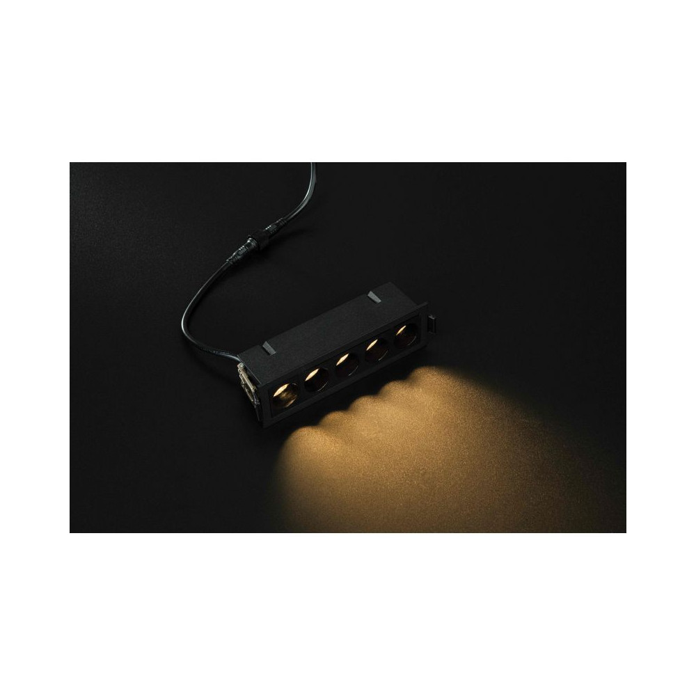 Linear Downlight ZAMBELIS 12W DESIGN Sand Black Driverless S192 FS