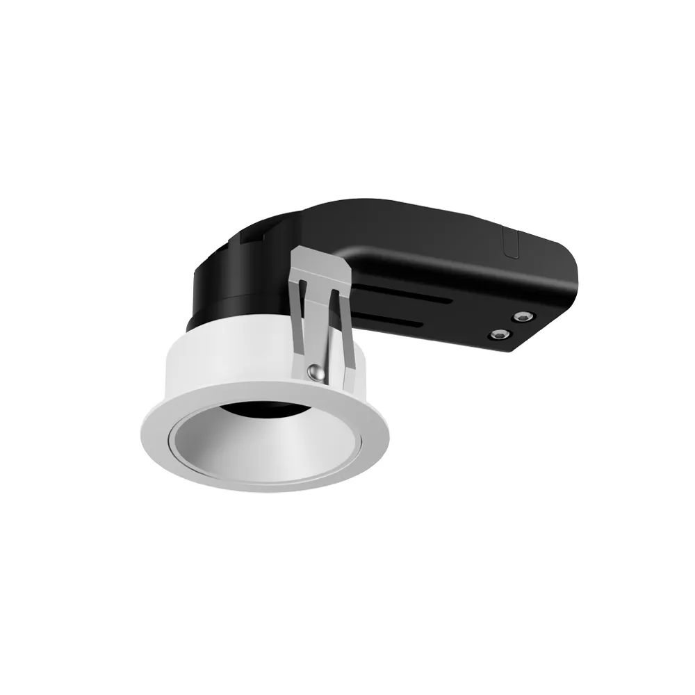 DownRay Encastré Orientable ZAMBELIS D45 8W DESIGN Blanc Sablé Sans Driver 25301