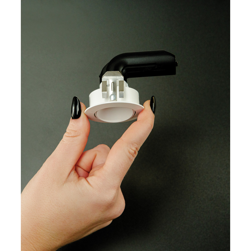 Einbau-Schwenkspot DownRay ZAMBELIS D45 8W DESIGN Sandweiß Ohne Treiber 25301