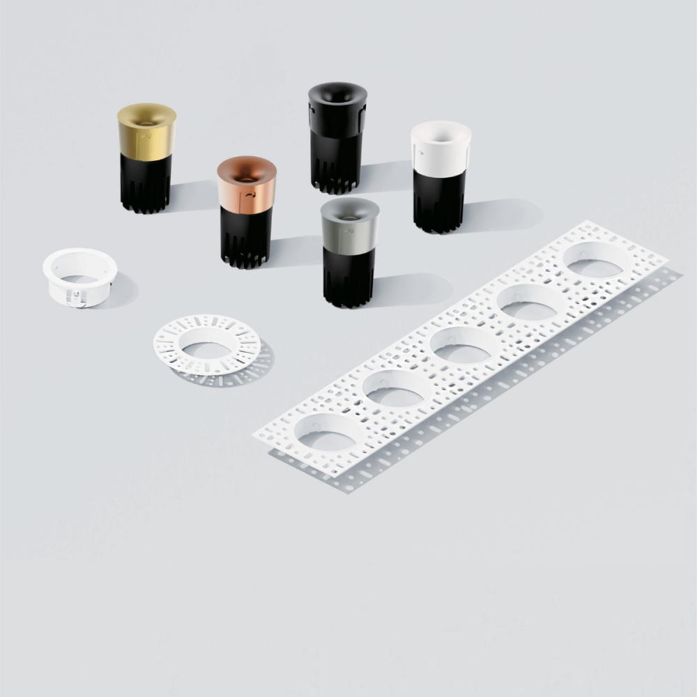 DownRay ZAMBELIS 12W DESIGN Blanc Sablé Sans Driver 25400