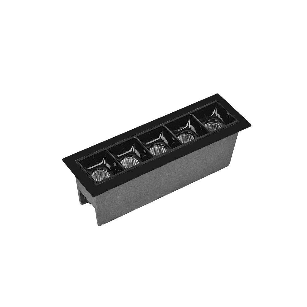 DownRay ZAMBELIS 11W DESIGN Noir Sablé Avec Driver S086-B