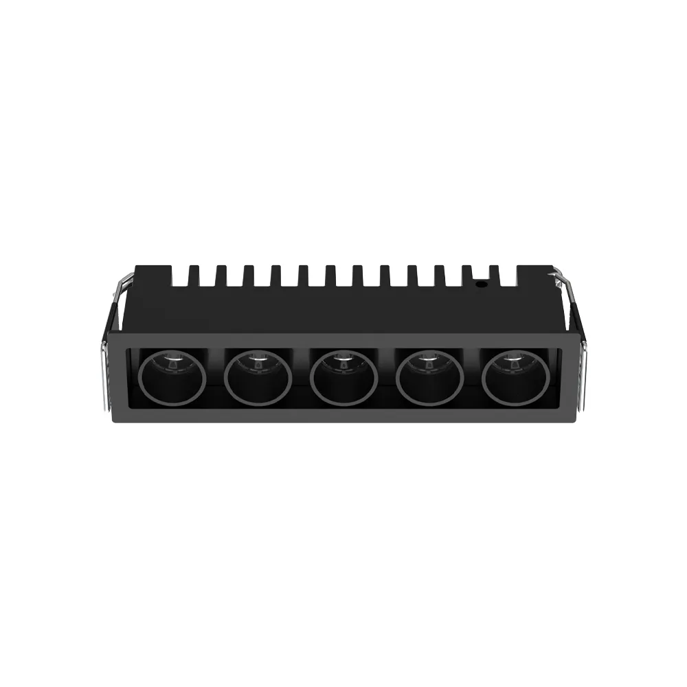 DownRay ZAMBELIS 12W DESIGN Noir Sablé Sans Driver S336