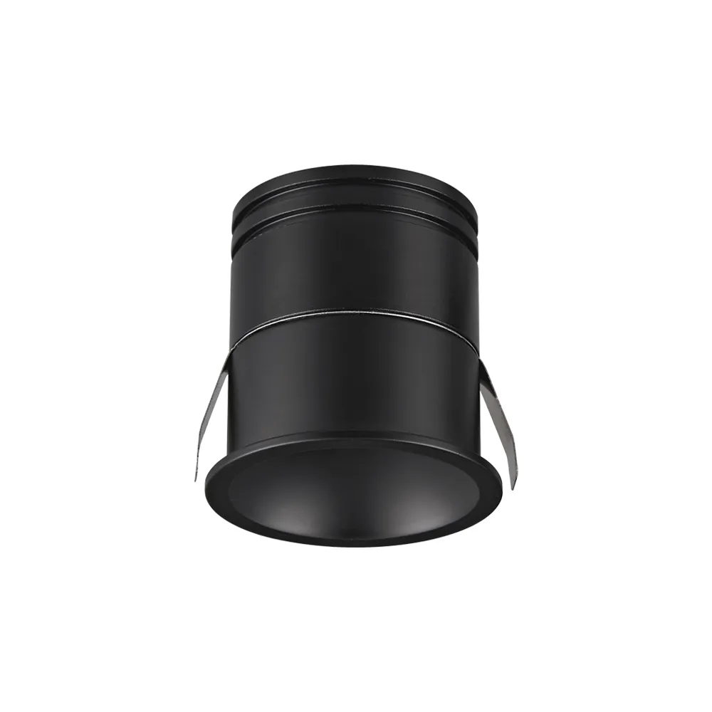 DownRay ZAMBELIS 9W IP54 DESIGN Noir Sablé Sans Driver S351