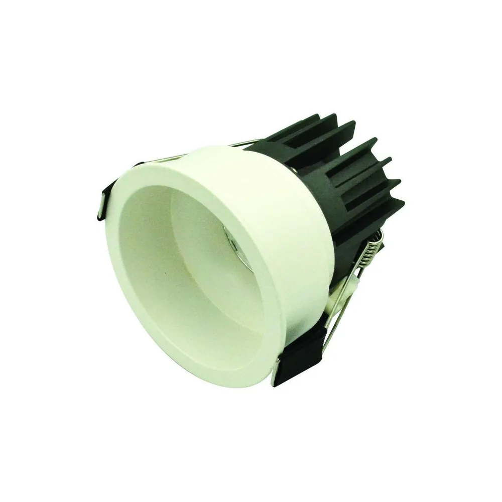 DownRay ZAMBELIS D76 13W IP54 DESIGN Blanc Mat S077