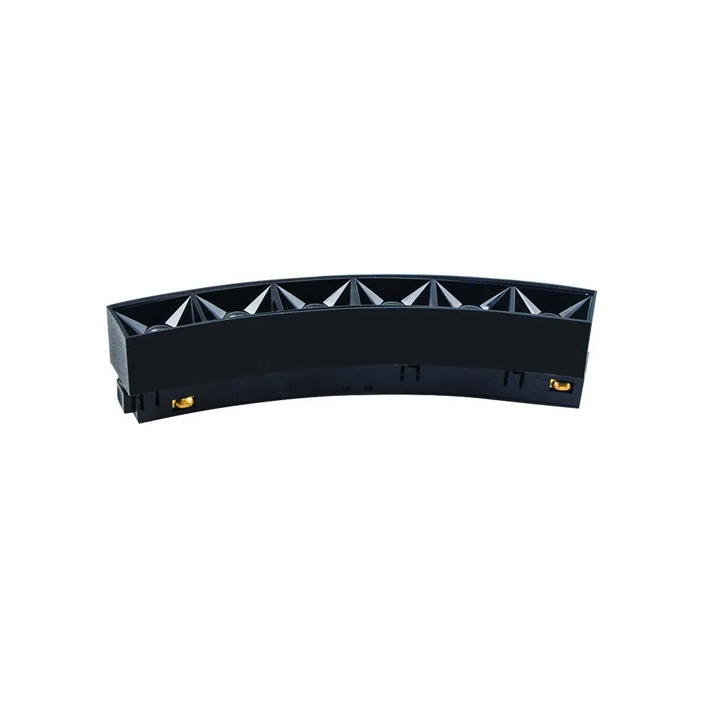 Luminaire magnétique Courbe ZAMBELIS D600 8W Optic Dimmable DESIGN Noir Sablé 22092