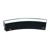 Curved Magnetic Light ZAMBELIS D600 8W Opal Dimmable DESIGN Sanded Black 22093