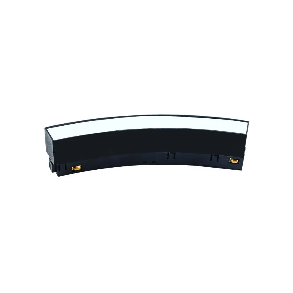 Luminaire magnétique Courbe ZAMBELIS D900 8W Opale Dimmable DESIGN Noir Sablé 22100