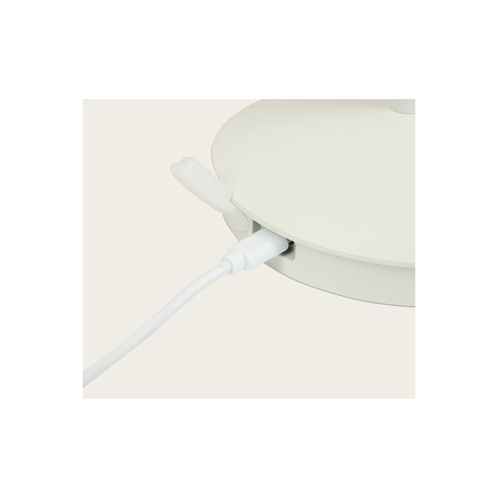 Außen-Tischleuchte ZAMBELIS D320 2W IP54 DESIGN Mattweiß E313 FS