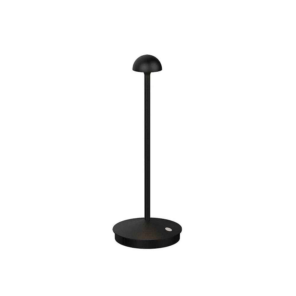 Außen-Tischleuchte ZAMBELIS D320 2W IP54 DESIGN Mattschwarz E314 FS