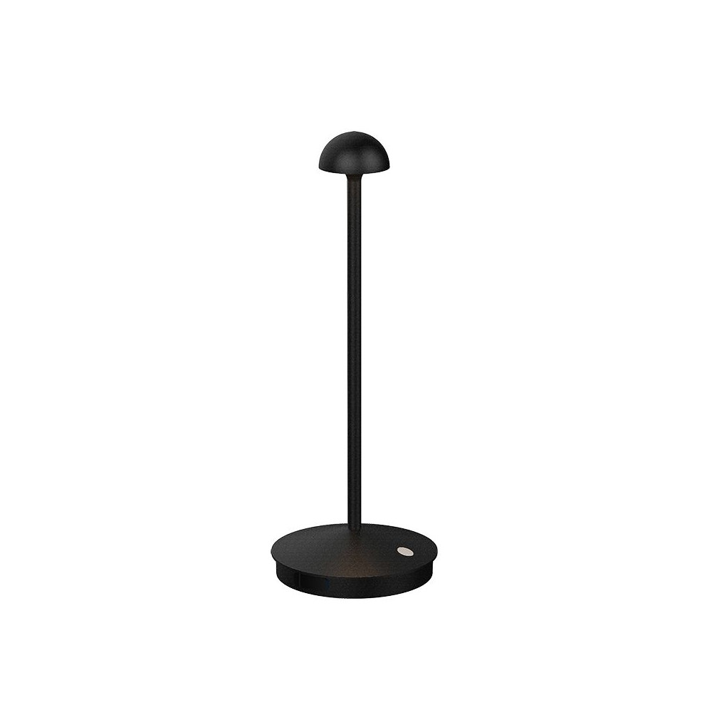 Tafellamp Buiten ZAMBELIS D320 2W IP54 DESIGN Mat Zwart E314 FS