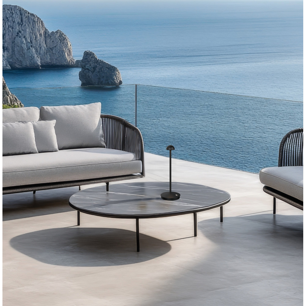 Outdoor Table Lamp ZAMBELIS D320 2W IP54 DESIGN Matte Black E314 FS