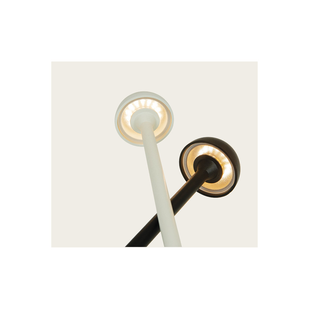 Tafellamp Buiten ZAMBELIS D320 2W IP54 DESIGN Mat Zwart E314 FS