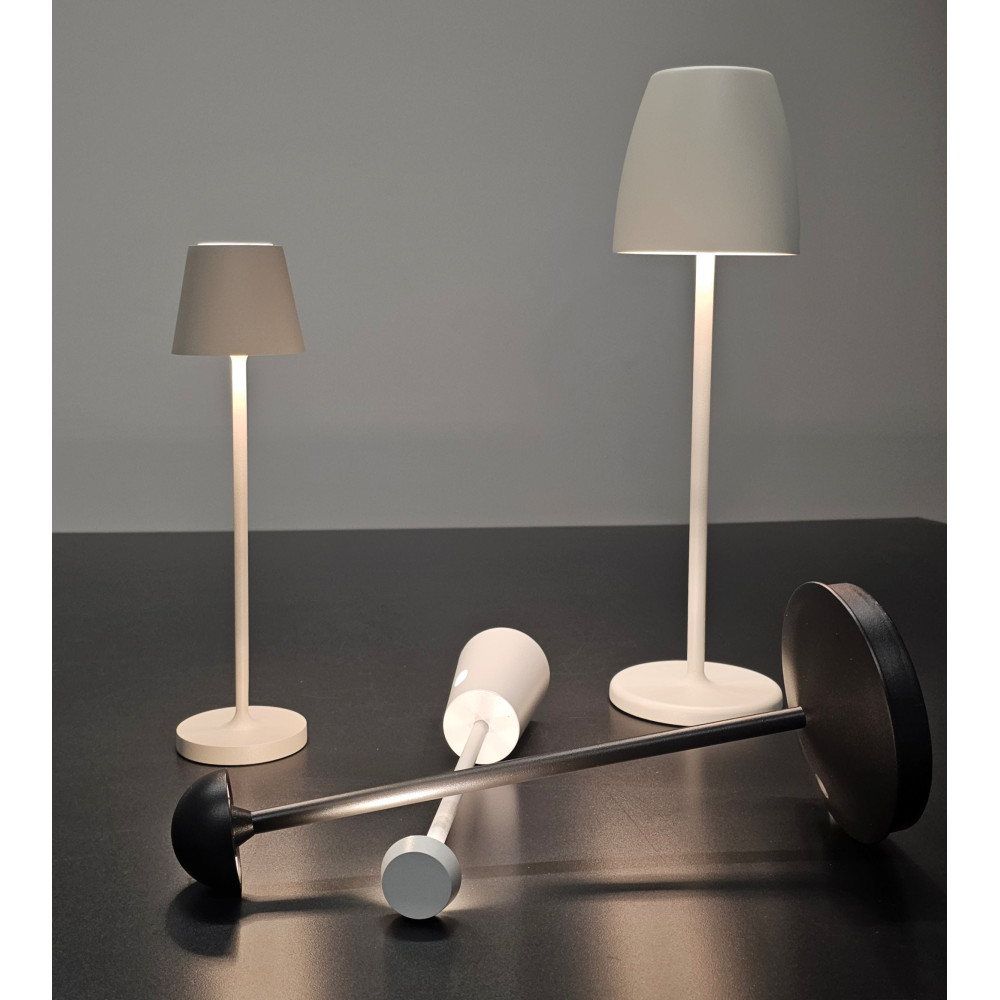 Lampe sur table Extérieure ZAMBELIS D320 2W IP54 DESIGN Noir Mat E314 FS