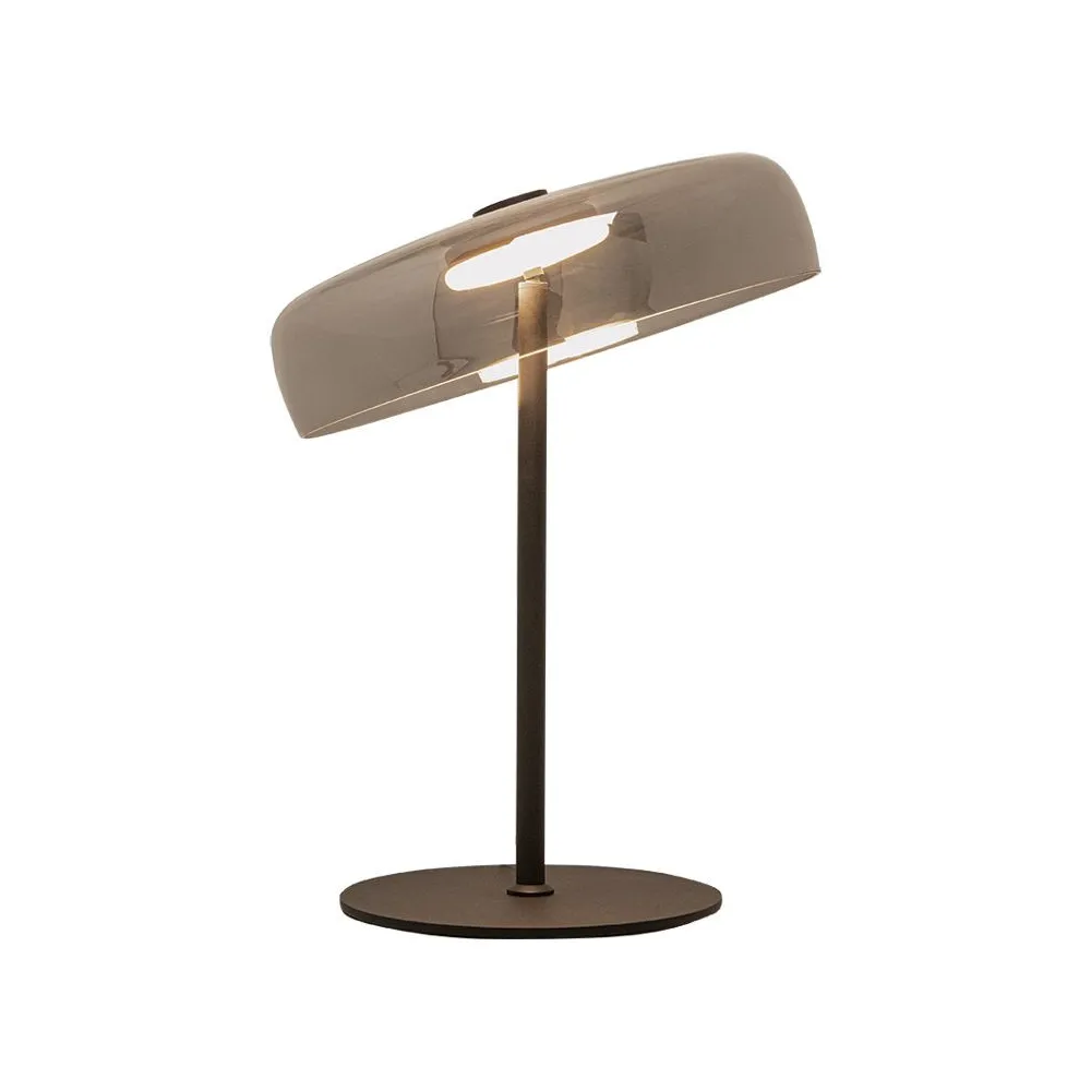Lampe sur Table ZAMBELIS 15W DESIGN Noir Mat 23054