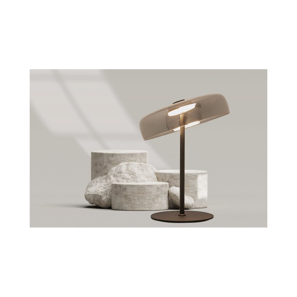 Tischlampe ZAMBELIS 15W DESIGN Mattschwarz 23054