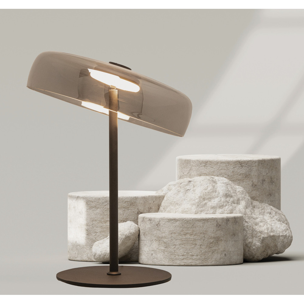 Table Lamp ZAMBELIS 15W DESIGN Matte Black 23054
