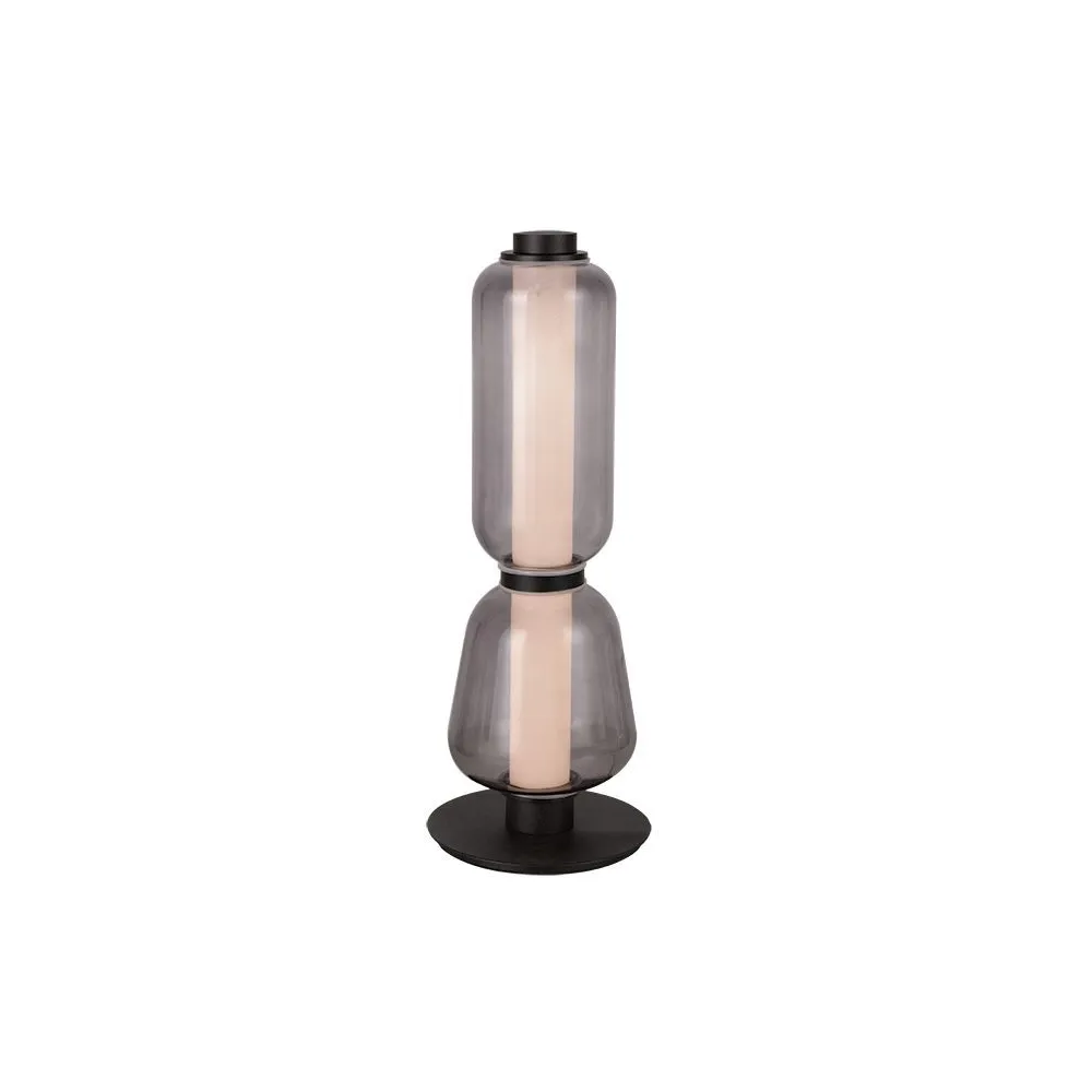 Lampe sur Table ZAMBELIS 7W DESIGN Noir Mat 23061 FS