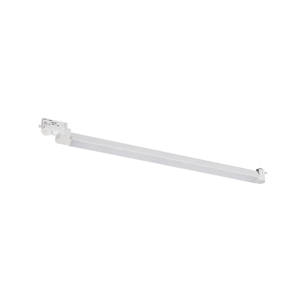 Railverlichting 3 Lichtpunten ZAMBELIS 40W DESIGN Wit Gezandstraald