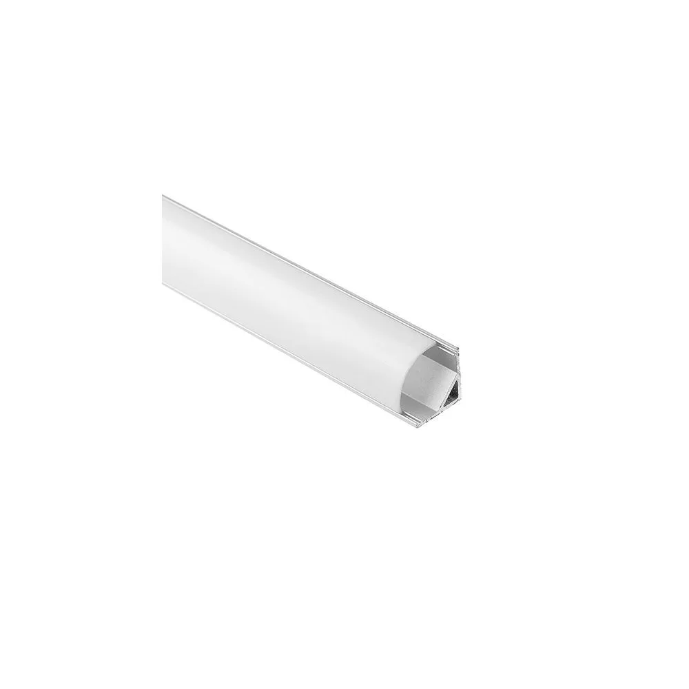 Alu-Eckprofil ZAMBELIS 16x16 2m DESIGN Aluminium 20197