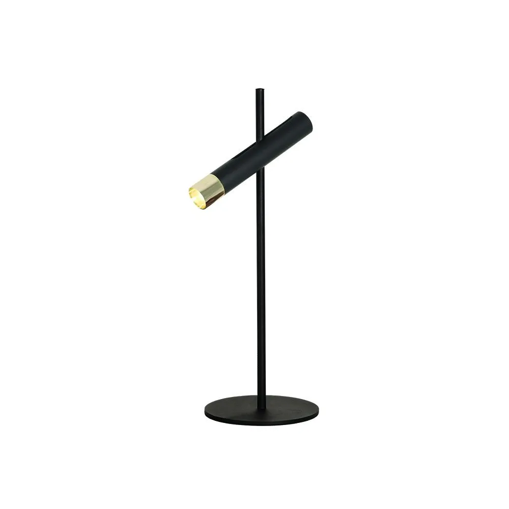 Table Lamp ZAMBELIS 4W DESIGN Sand Black and Matte Gold 22030