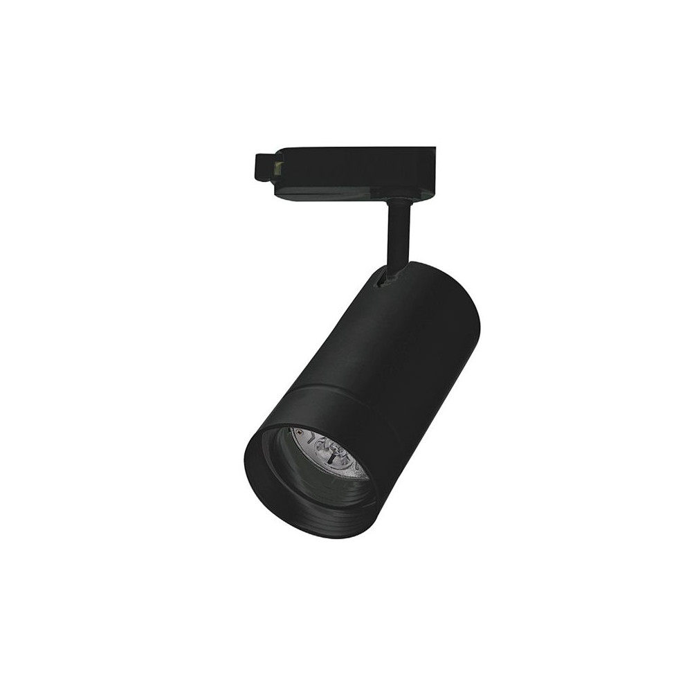 Schienenspot ZAMBELIS D60 GU10 DESIGN Schwarz Sandgestrahlt Ohne Leuchtmittel S038