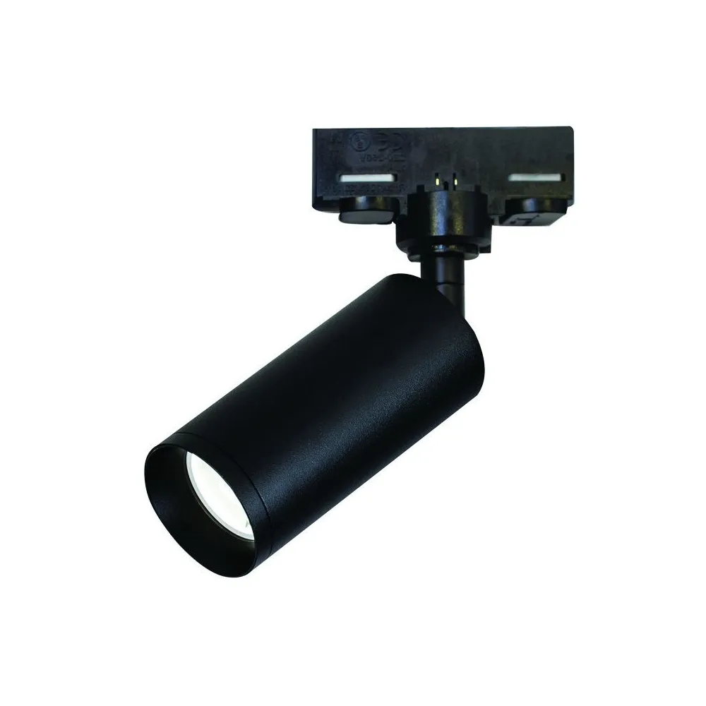 Schienenspot ZAMBELIS D60 GU10 DESIGN Mattschwarz Ohne Leuchtmittel S059