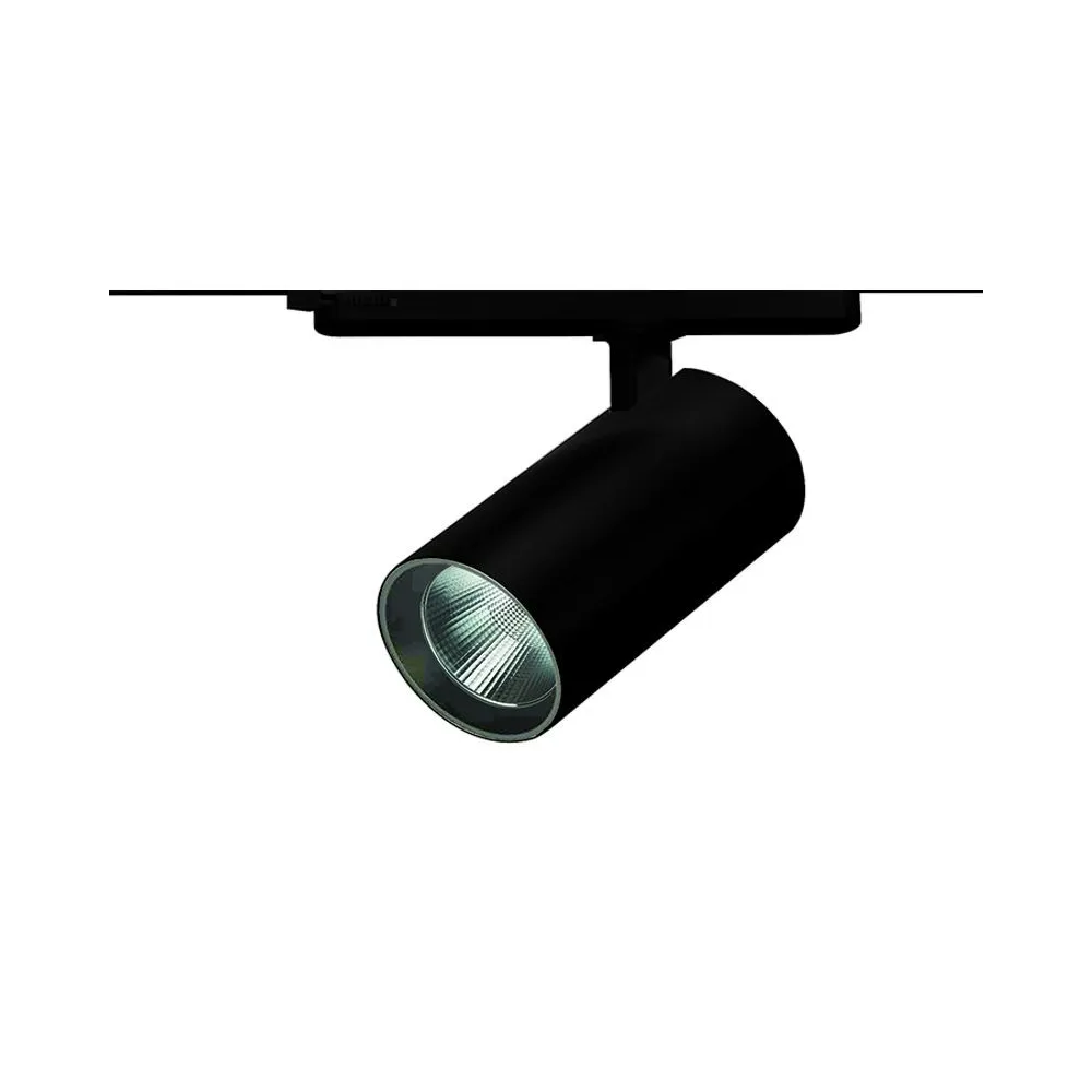 Schienenstrahler ZAMBELIS D90 38W DESIGN 3000K Sandschwarz S066 3B- FS