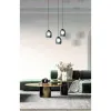 Pendant Light ZAMBELIS D180 G9 DESIGN Sand Black Without Source 22051