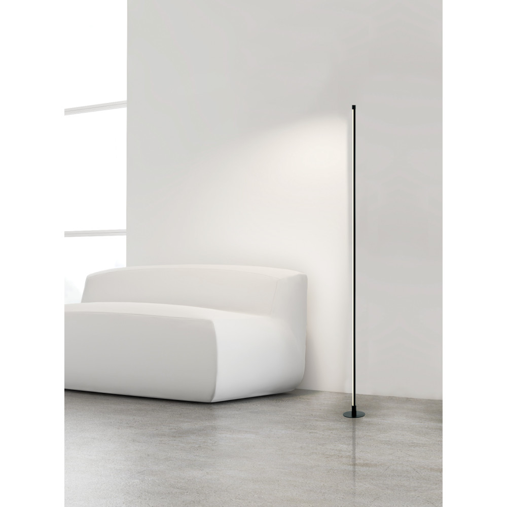Staande lamp ZAMBELIS D16 20W DESIGN Mat Zwart 20123