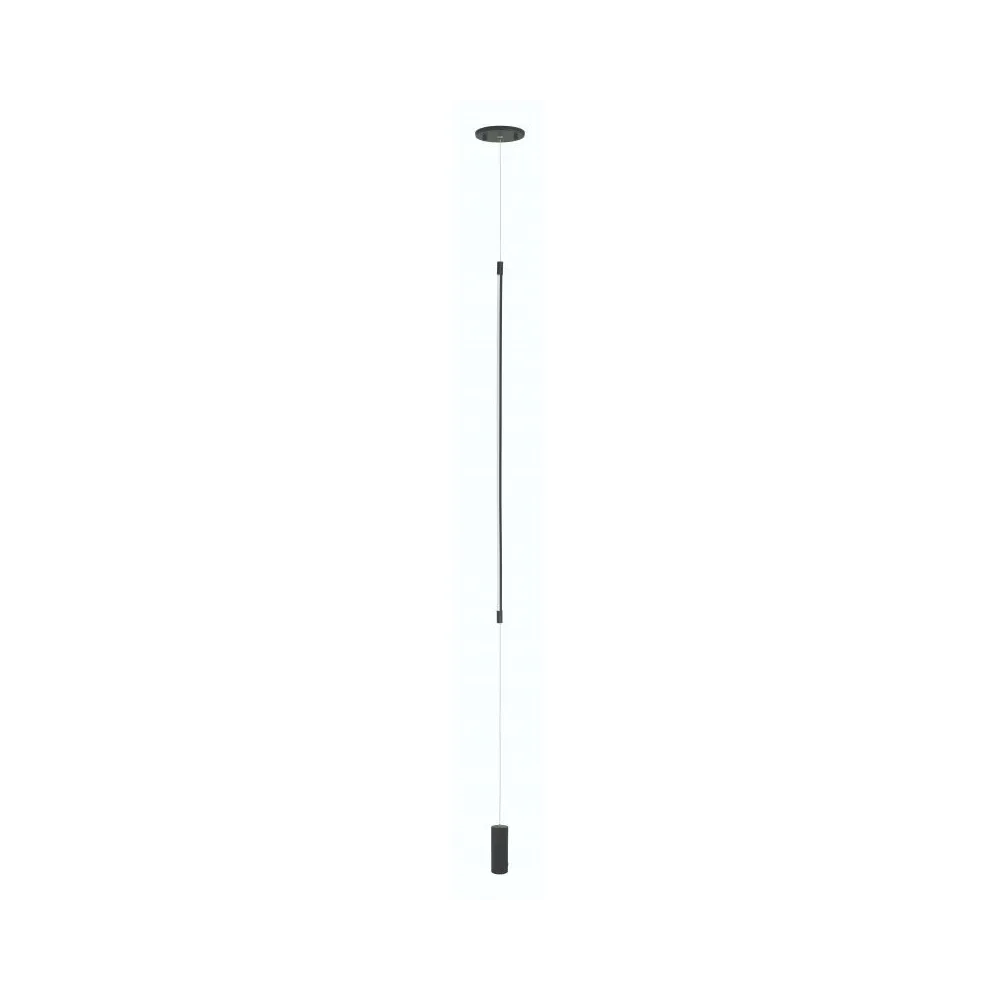 Lampe sur pied ZAMBELIS D110 19W DESIGN Noir Mat 20184 FS